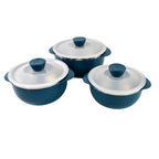 Micro shield microwave-safe bowl set with lids from Apex