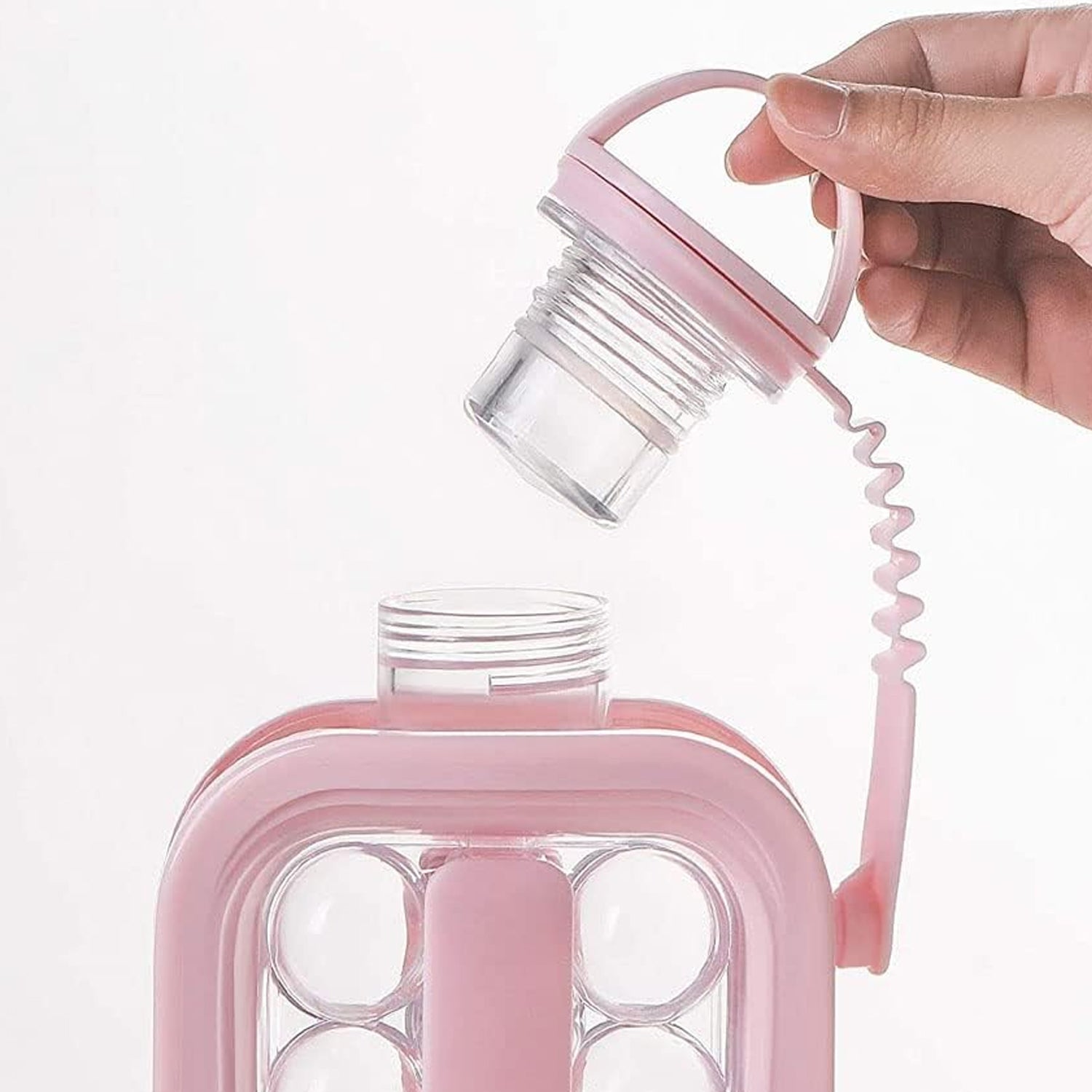 Ice sphere mold tray designed to create slow-melting ice balls