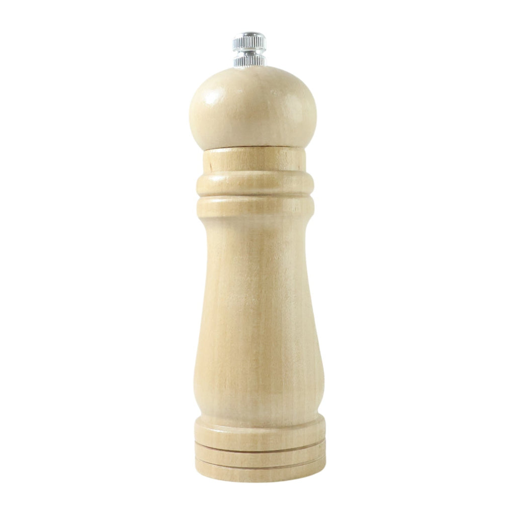 Wooden pepper crusher designed for effortless spice grinding and table use