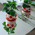 Decorative mirror paper stickers for DIY home wall transformation.