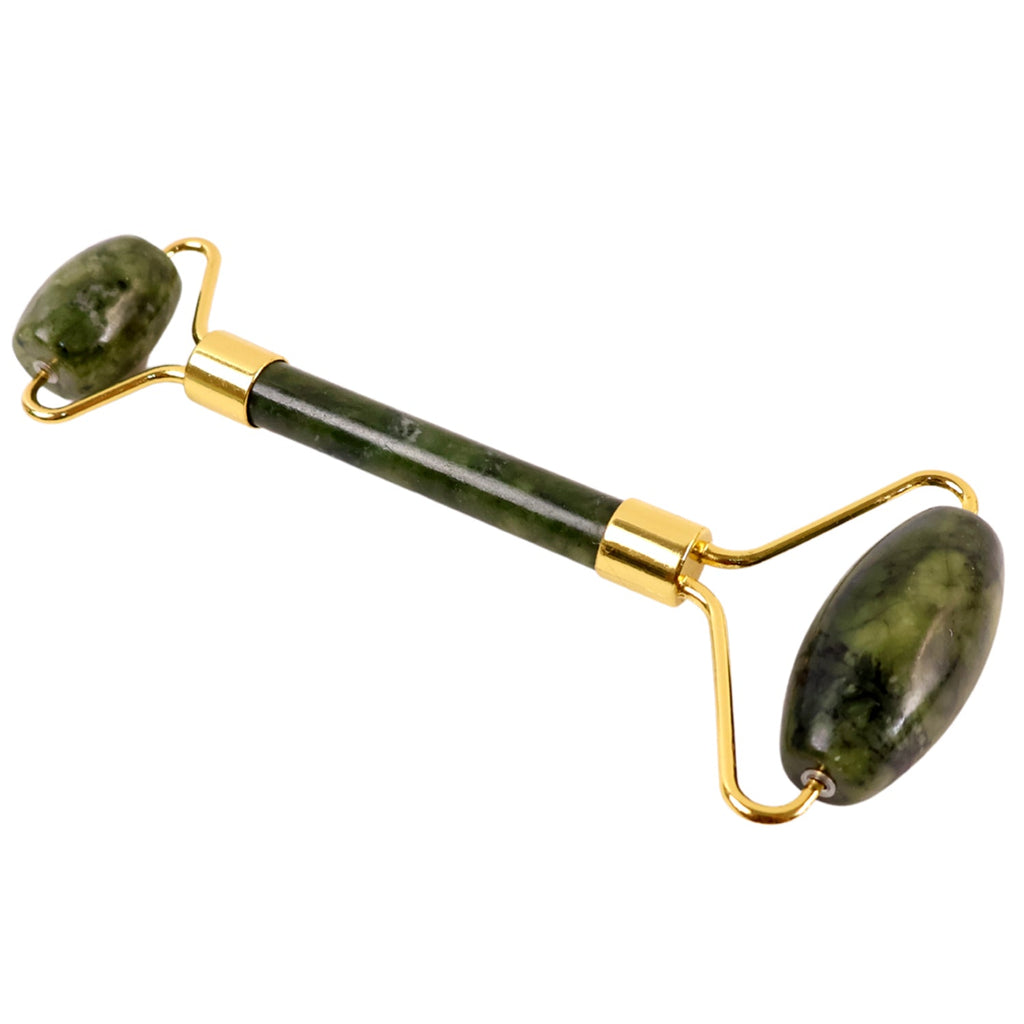 Premium natural jade double-headed facial massage roller