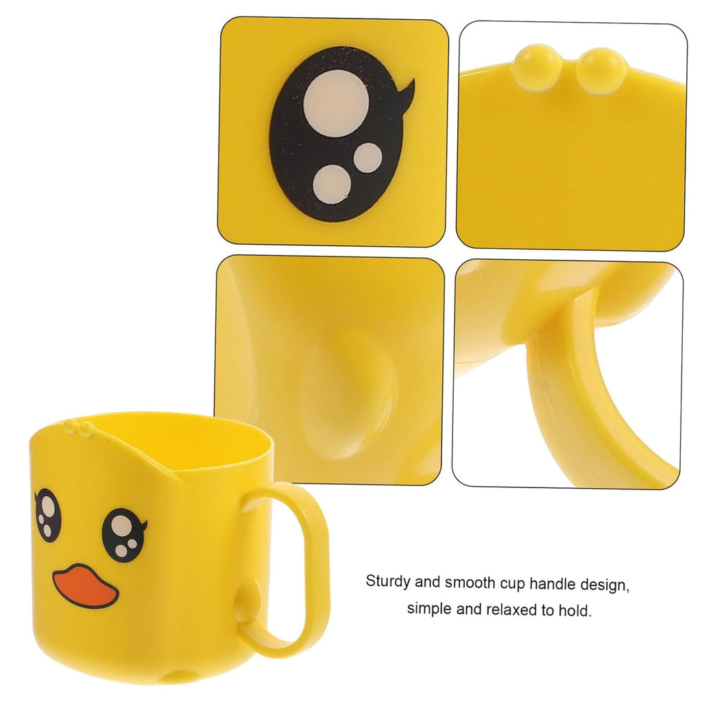 Toothie Tumbler plastic toothbrush cup in vibrant colors with handle