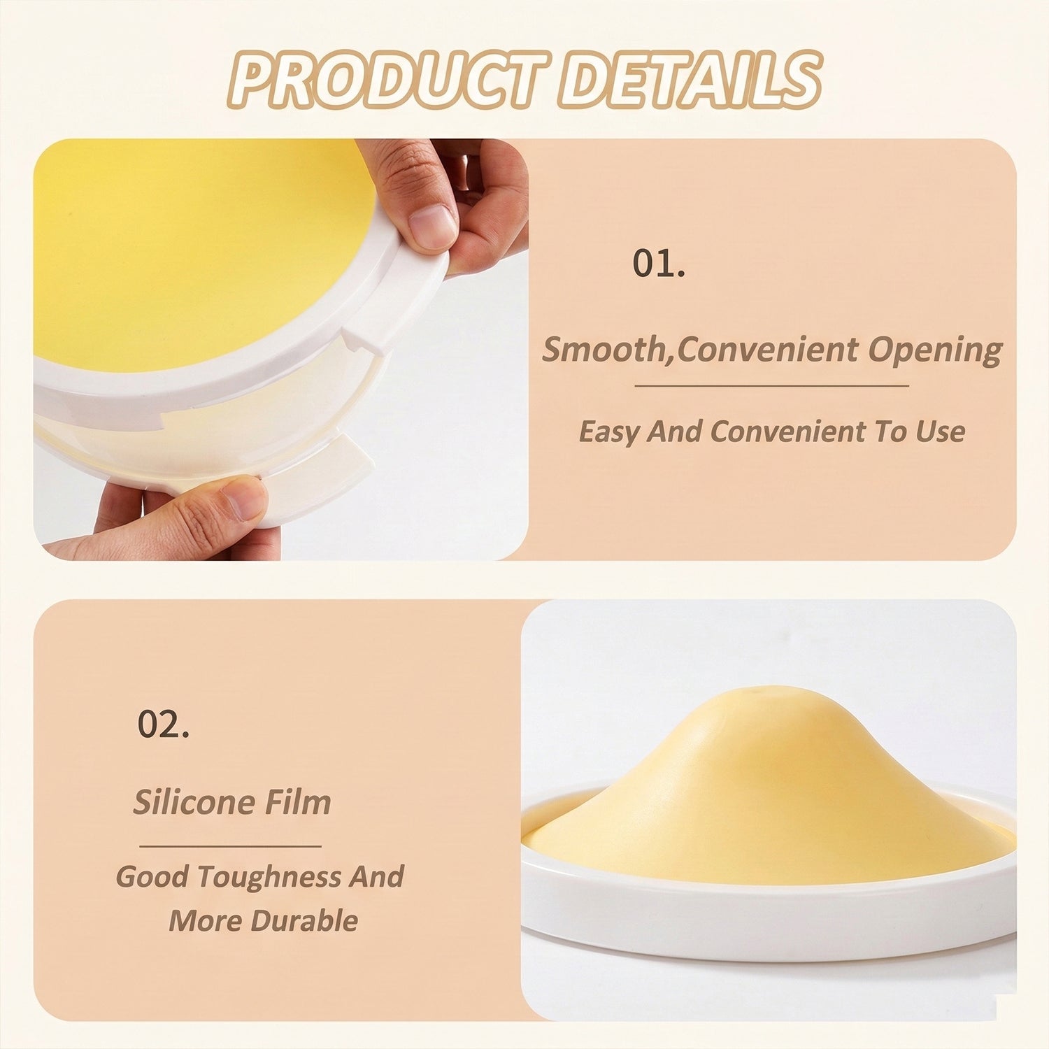 Plastic food saver container with secure lid for daily use