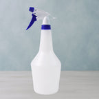 Household spray bottle delivering fresh jet spray for cleaning tasks