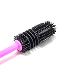 Detail of the sturdy handle and hanging loop on the Bottle Cleaning Brush.