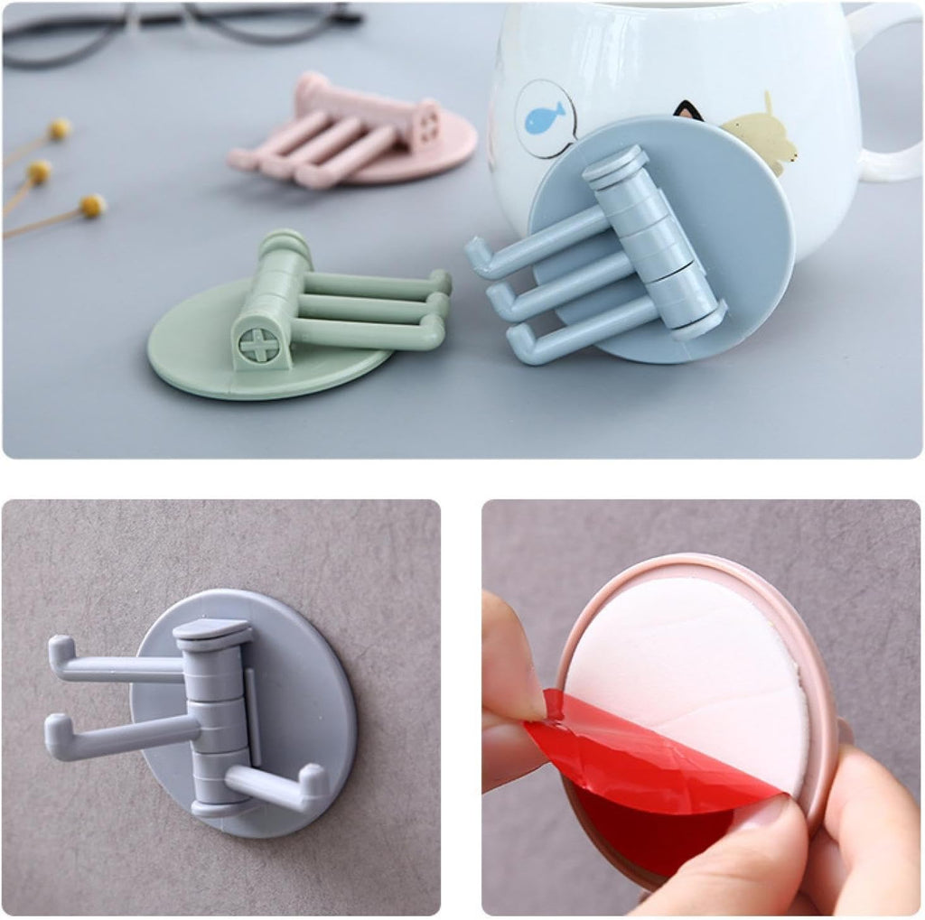 The multi-functional foldable sticky hook, offering versatile solutions for home organization.