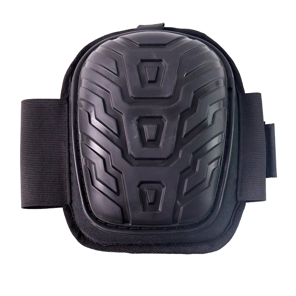 Ergonomic knee pad with dual-layer cushioning designed for safety at work