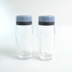 Apex acrylic spice dispensers with ergonomic flip-top lids for easy pouring of salt and pepper
