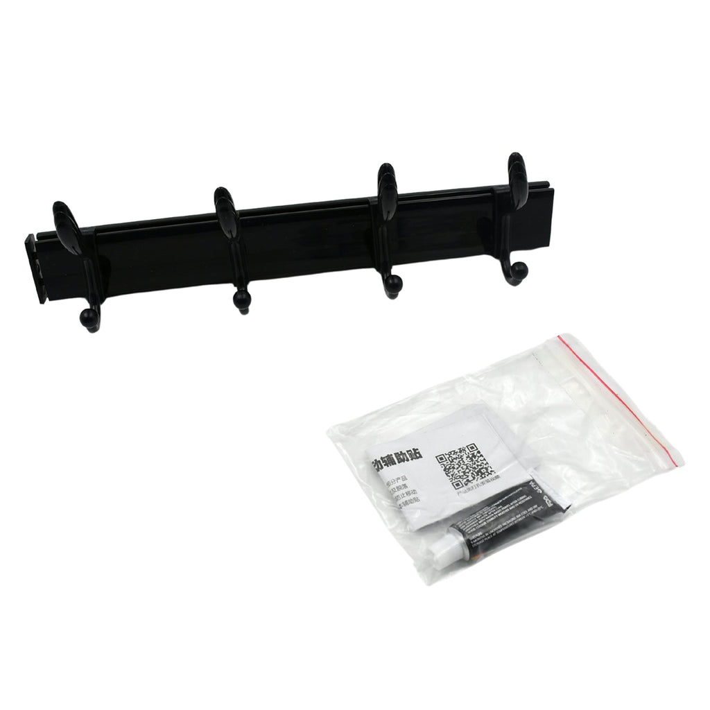 Side profile of the GlimmerHome wall mount coat hanger showcasing its compact design.