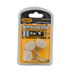 Achieve brilliant results with these cotton polishing wheels for jewelry polishing.
