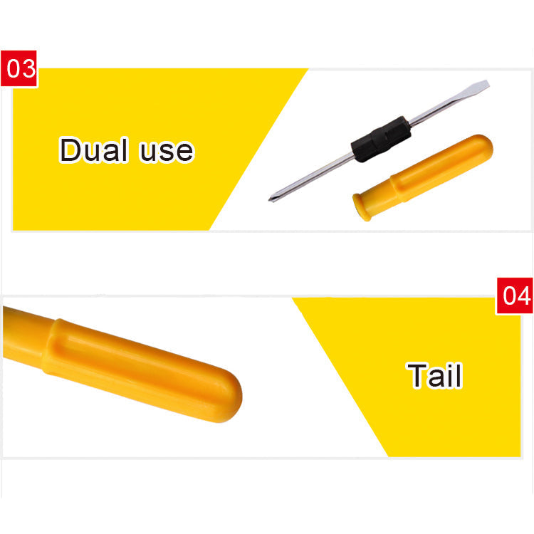 XcelGrip Multipurpose Screwdriver, a single instrument offering dual functionality.