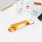 Premium stainless steel keychain with sleek polished metal finish