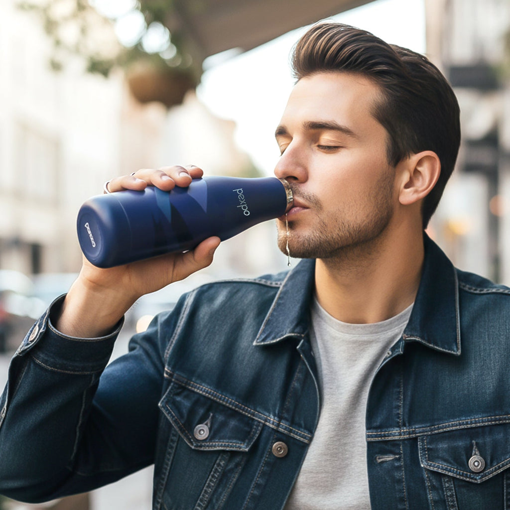 Durable travel-friendly water bottle with leakproof lid