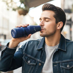 Durable travel-friendly water bottle with leakproof lid