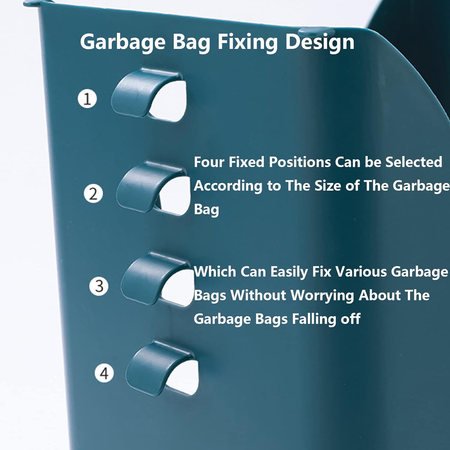 Collapsible waste bin made of durable plastic, demonstrating its flexible design.