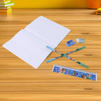 All six items of the Kids Stationery Kit displayed together for easy viewing.