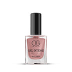 Compact 10 ML pastel peach gel nail paint bottle for travel-friendly use
