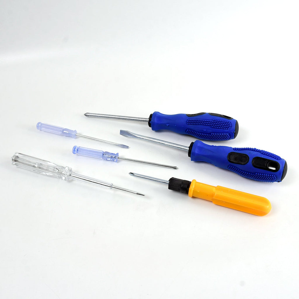 Durable 6-in-1 Multi Screwdriver Tool Set with ergonomic handle