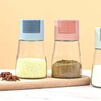 Premium quality glass salt bottle ideal for accurate seasoning