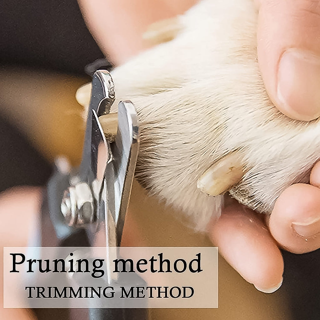Professional pet nail clipper kit with spring mechanism