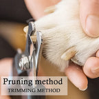 Professional pet nail clipper kit with spring mechanism