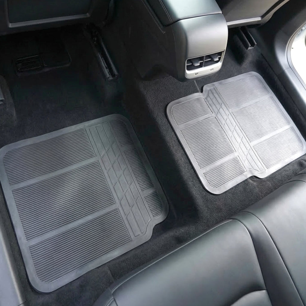 Easy to clean car floor mats for hatchback and sedan interiors
