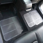 Easy to clean car floor mats for hatchback and sedan interiors