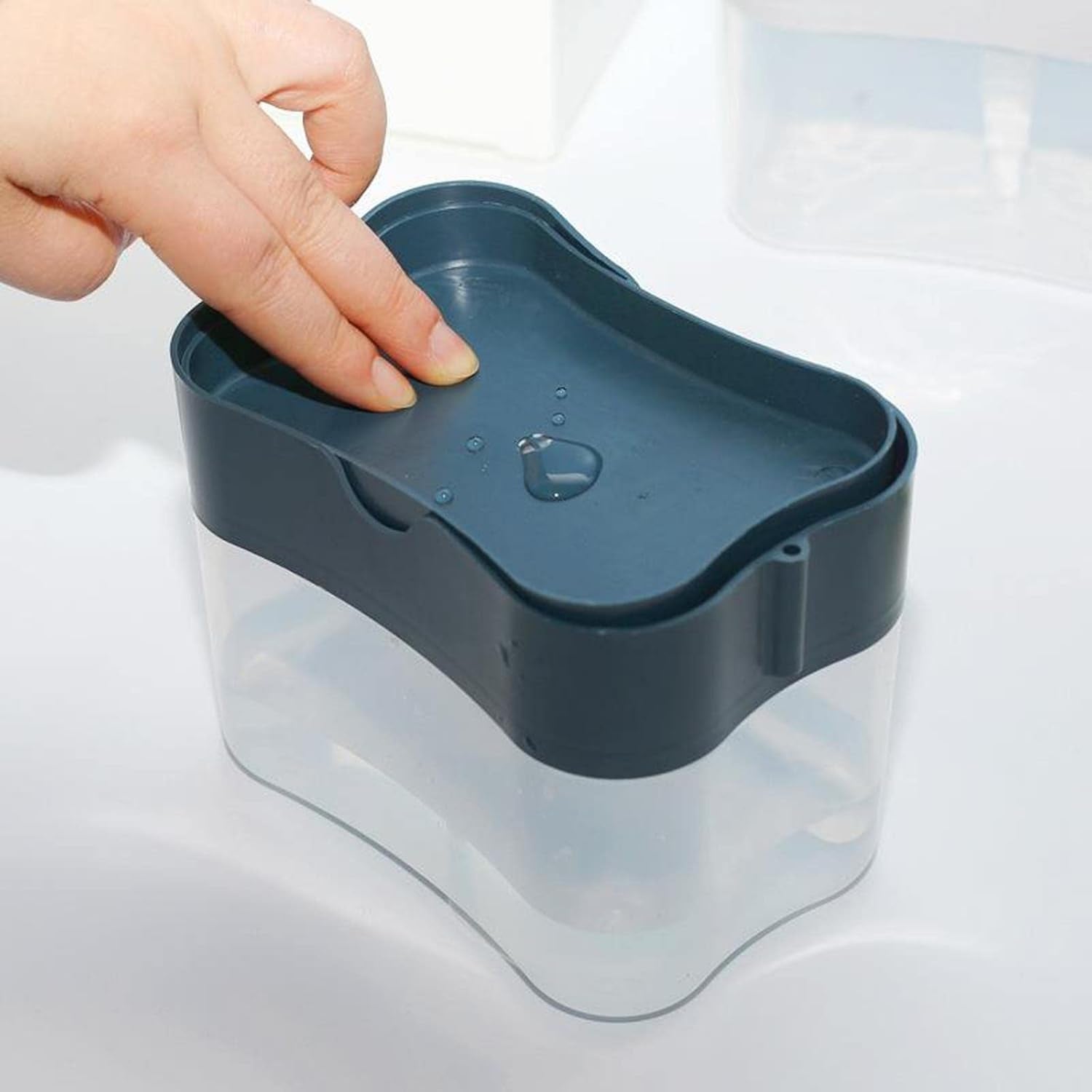 Multi-angle view showcasing the compact design of the Konvex kitchen organiser.