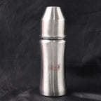 Ganesh stainless steel baby bottle, durable and easy to clean for daily use.