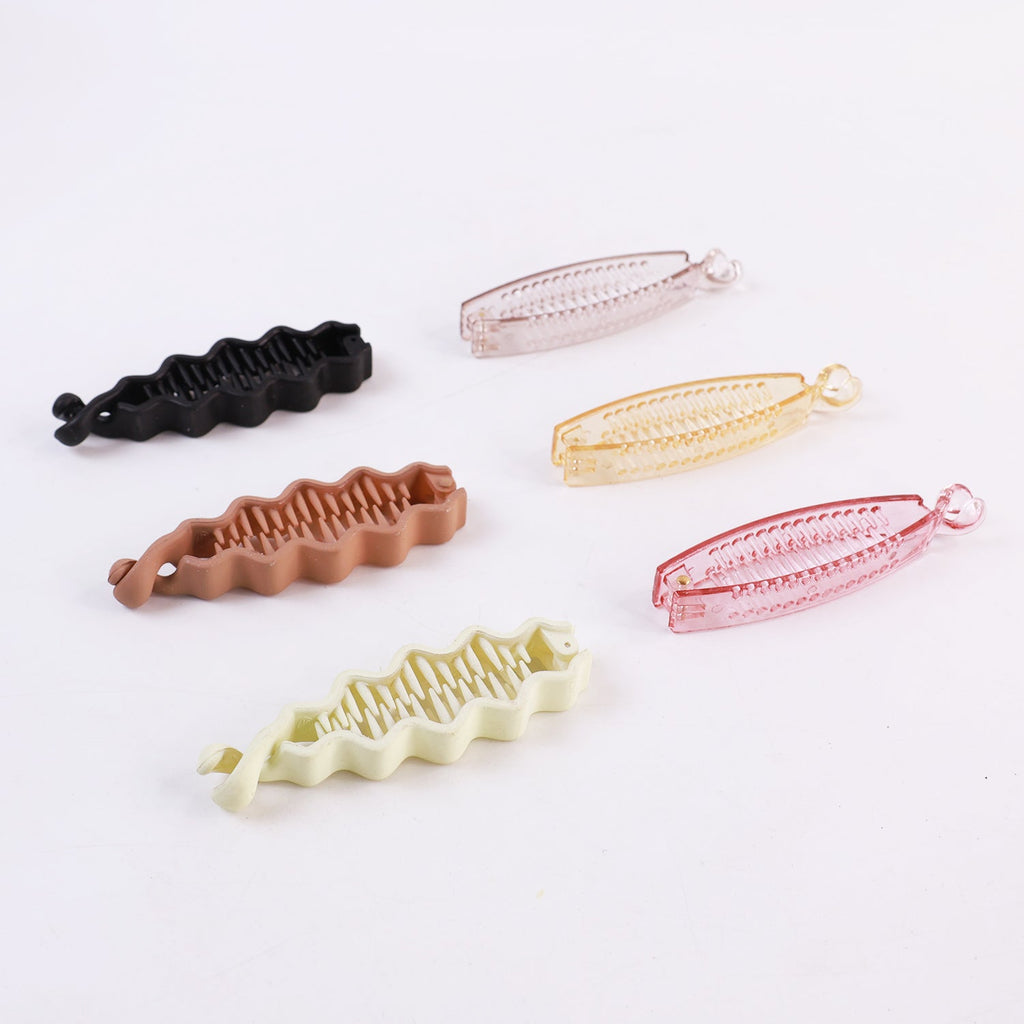 Assorted color strong plastic hair claw clip for daily use