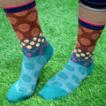 Pair of grey ankle length socks for men, showcasing the soft combed cotton texture.