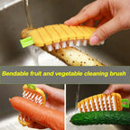 GreenGlow plastic cleaning brush for fresh fruits and vegetables
