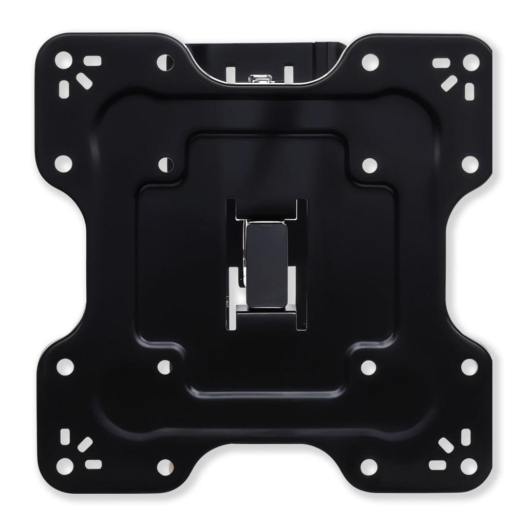Extendable full motion TV wall mount bracket in black steel finish