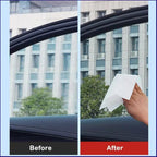 Close-up of a Car Cleaning Wipe cleaning a car's interior panel