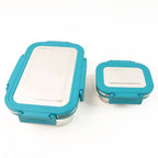 Top view of Apex lunch box stainless steel container with lid