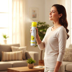 Long-lasting Lemon air freshener bottle