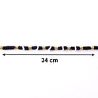 Black thread rakhi with detailed white pearl beads