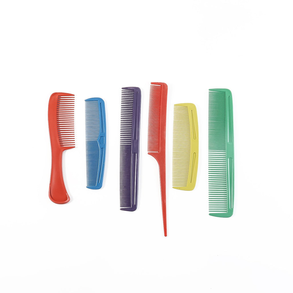 Single hair comb from 6-piece styling comb set