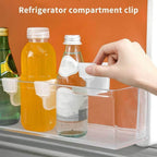 Space-saving plastic baskets for fridge and kitchen drawers
