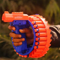 Electric Toy Gun for Kids with its 28 soft EVA bullets, ready for safe play.