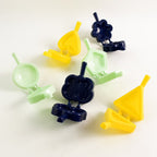 Durable plastic snack mould in assorted designs, ideal for home baking.