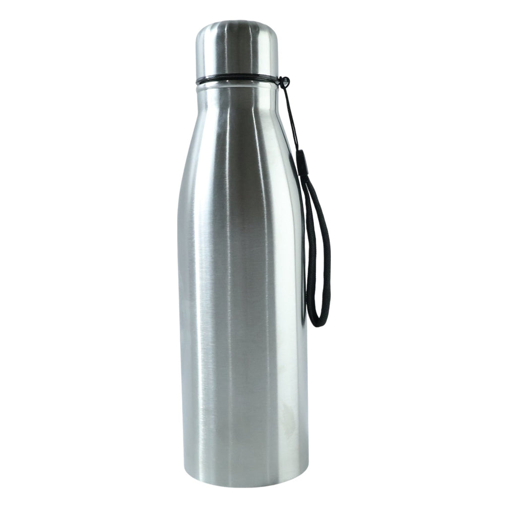 Durable stainless steel water bottle ideal for outdoor use