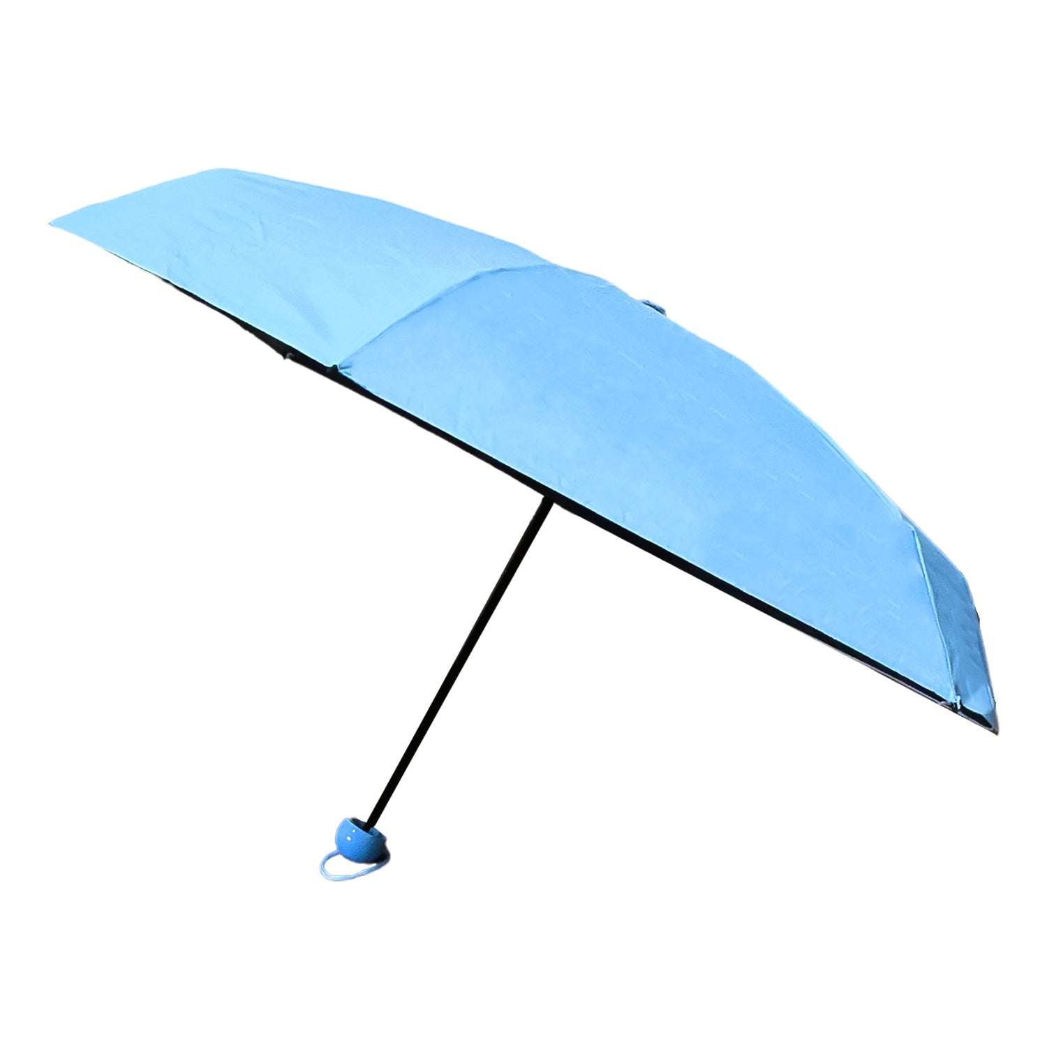 Close-up of the waterproof fabric of the 5-Fold Umbrella, demonstrating rain resistance.