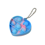 Group of vibrant mini fidget keychains, perfect as party favors or small gifts for kids and adults.
