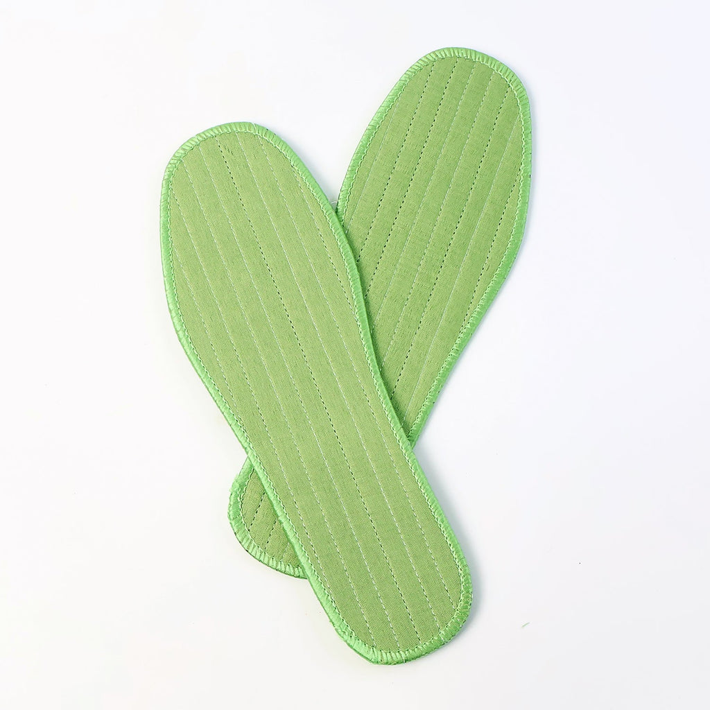 Fabric shoe insoles made for comfortable daily wear footwear