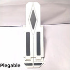 Close-up of the anti-slip silicone pads on the versatile phone bracket.