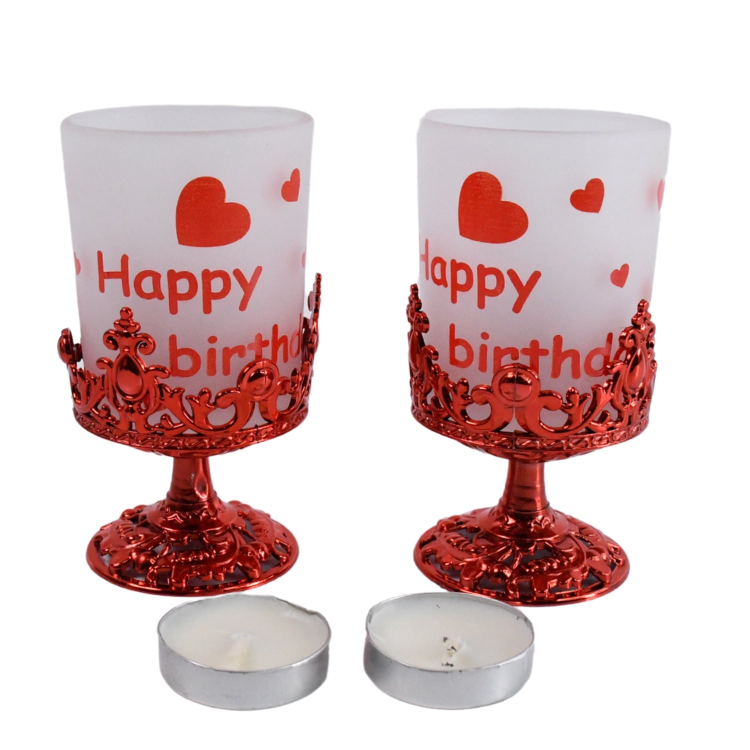 Compact and lightweight festival tealight holder for indoor home and office use