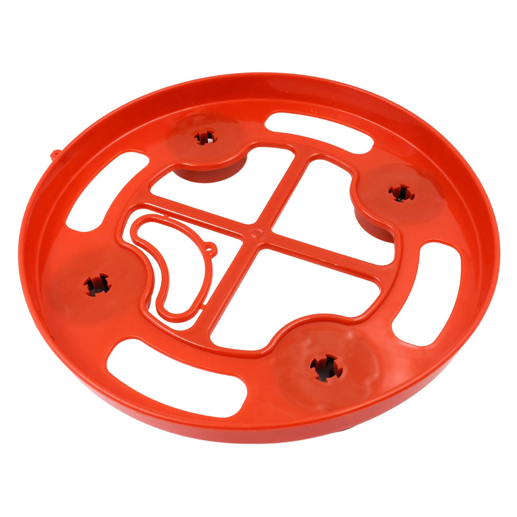 Chrome-plated stainless steel detail on gas cylinder trolley frame