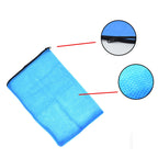 Empty mesh storage bag with a clear zipper, ready for your produce.