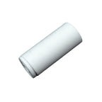 A neat stack of multiple white thermal printer paper rolls, suggesting bulk availability.